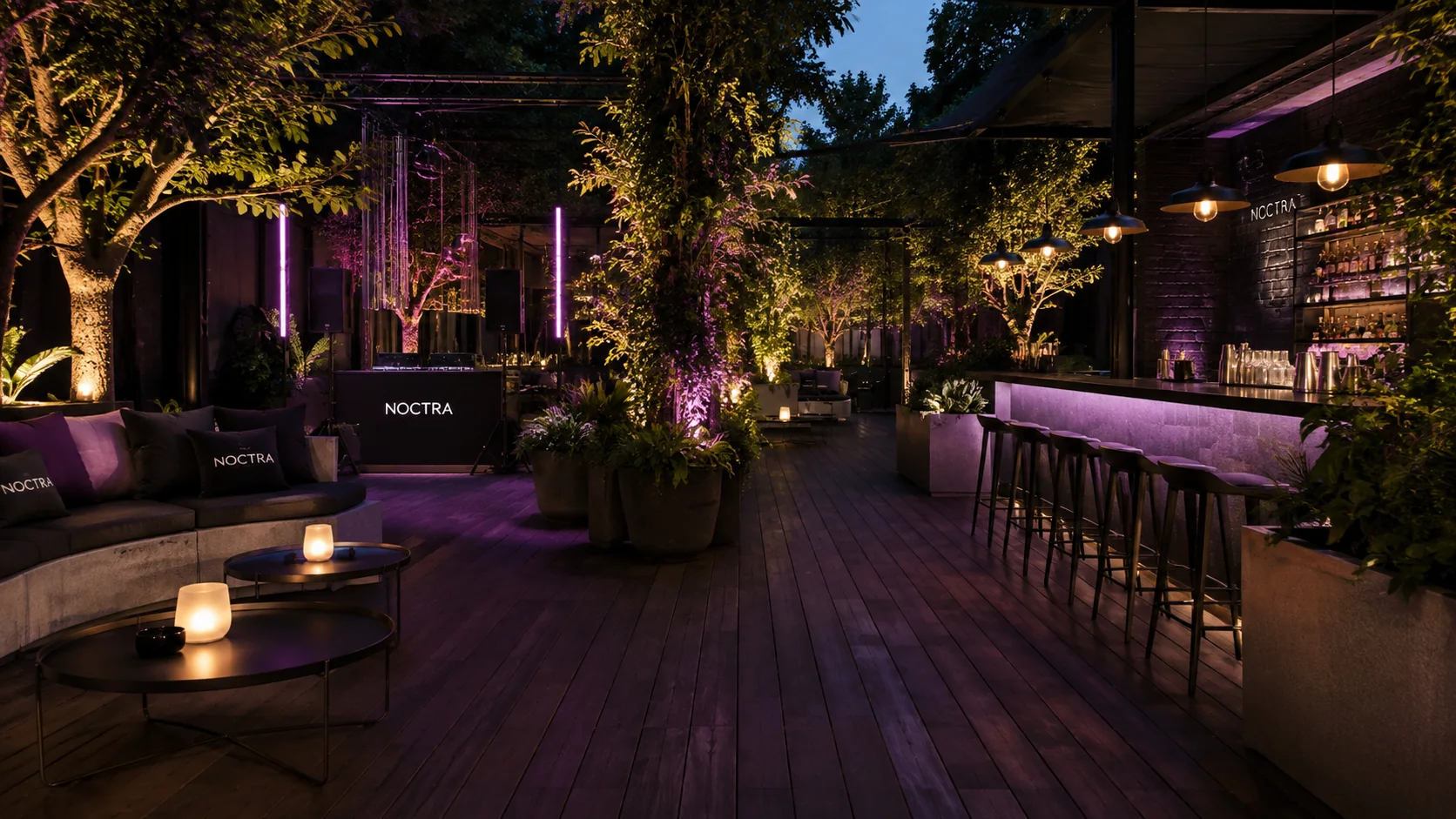 Gartenfloor bei NOCTRA