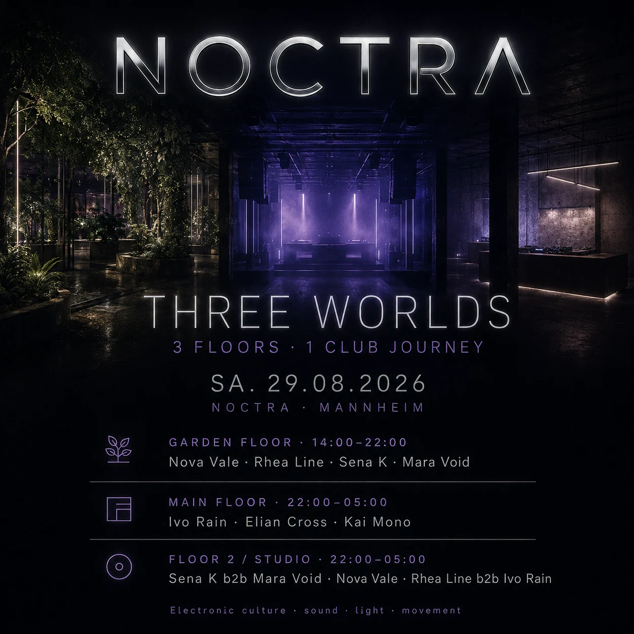 THREE WORLDS